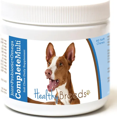 Miniatura 399 de Healthy Breeds Pug todo en uno multivitamínico suave masticable 60
