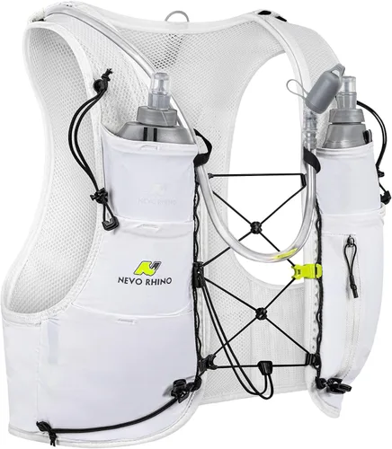 Miniatura 9 de N NEVO RHINO Running Hydration Vest with 1.5L Water Bladder & Dual 500ml Soft Flask for Men Women,Adjustable Lightweight 5L Water Backpack for