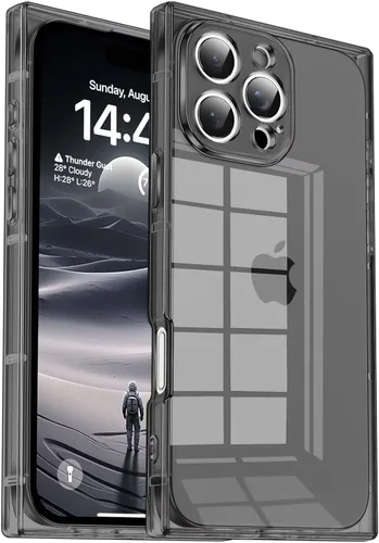 Miniatura 46 de Funda Tzomsze Compatible con iPhone Air Clear Funda, Protección de Cámara, Esquinas Reforzadas TPU Delgada Resistente a Golpes Funda Protectora