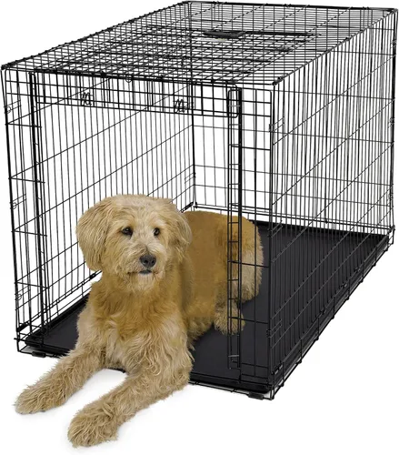 Miniatura 9 de Jaula de perro MidWest Homes for Pets, Puerta única, Negro