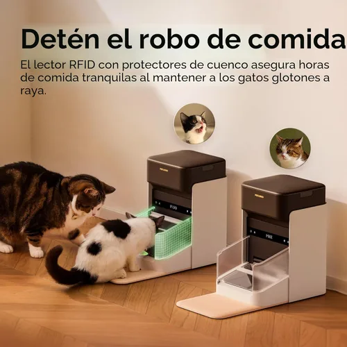 Miniatura 4 de PETLIBRO Alimentador automático RFID para gatos, comidas personalizadas activadas con etiqueta de collar, dispensador de comida programable Wi-Fi 5G