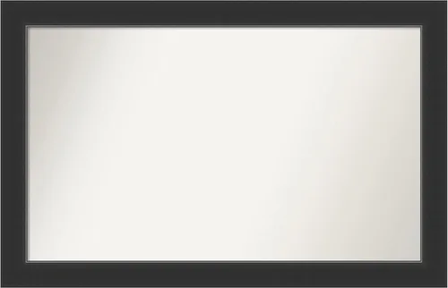 Miniatura 222 de Amanti Art Espejo personalizado, espejo de baño negro Astor, espejo de pared o espejo de tocador de baño sobre el fregadero (25 x 25 pulgadas)