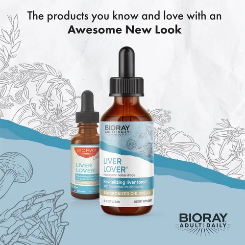 Miniatura 3 de BIORAY Daily Liver Lover - 2 onzas líquidas - Apoya el hígado y las glándulas suprarrenales - Sin OMG, vegano, sin gluten