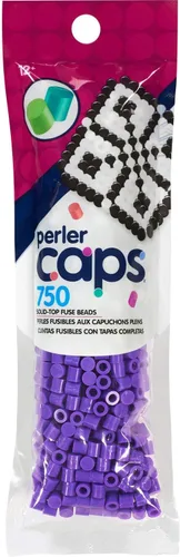 Miniatura 11 de Perler 80-16107 Solid-Top Cap Perler Beads, Bronceado, 750 piezas