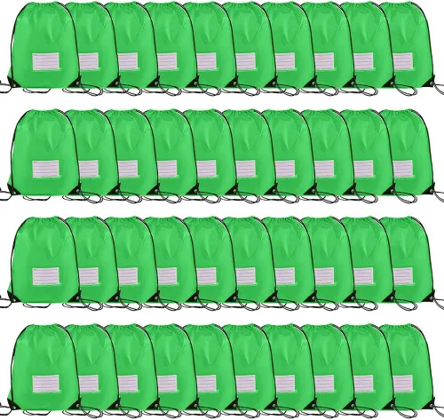 Miniatura 46 de CODOBON Paquete de 20 bolsas con cordón, mochila de cuerda de dibujo a granel, bolsa de bricolaje para gimnasio, deportes, bolsa para mujeres