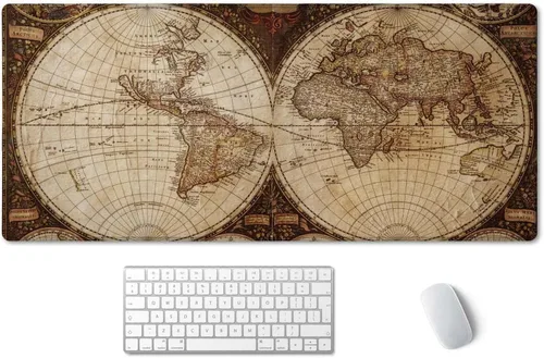 SSOIU Alfombrilla de Ratón para Juegos Extendida XXL ArtSo Alfombrilla Grande para Teclado Mousepad Largo Decoración de Escritorio Almohadilla de