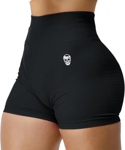 Miniatura 14 de Gymreapers Infinity Pantalones cortos de entrenamiento, sin costuras, de cintura alta, para mujer, pantalones cortos atléticos para gimnasio