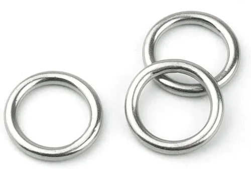 Miniatura 3 de 30 anillos redondos soldados de acero inoxidable soldados con autógena para cinturón de campamento, correas de perro, accesorios de equipaje