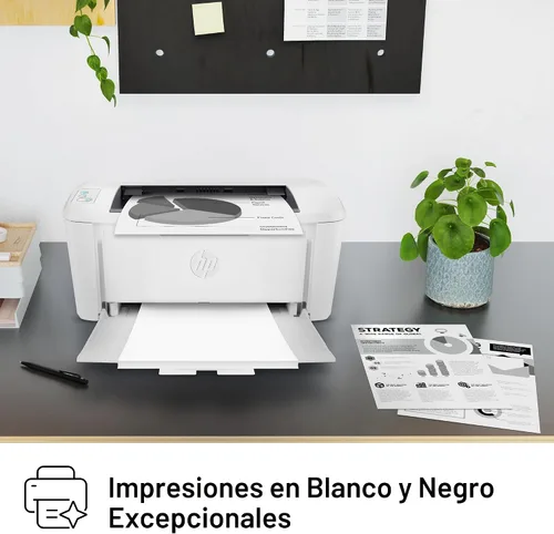 Miniatura 11 de Impresora inalámbrica en blanco y negro HP LaserJet M110w, impresión, velocidades rápidas, configuración fácil, impresión móvil, ideal para equipos