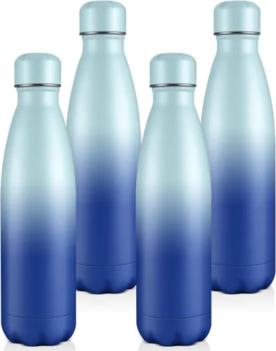Miniatura 19 de Volhoply Botellas de agua aisladas de 25 onzas, paquete de 1/2/4, termo de acero inoxidable de doble pared que mantiene el frío y el calor, botella