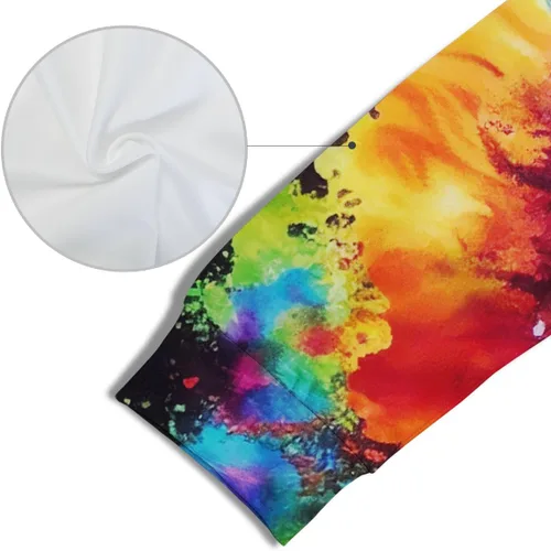 Miniatura 5 de Novelty Tie Dye Style Hoodies for Men Spiral Streak Print Sweatshirt Pullover