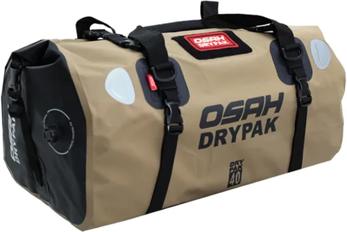 Miniatura 10 de Bolsa de lona impermeable y maleta - Bolsa seca para motocicleta, bolsas de sillín con cierre enrollable, gran espacio de almacenamiento, para Negro