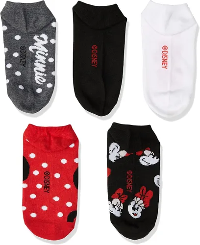 Miniatura 3 de Disney Minnie Mouse Womens 5 Pack No Show Socks