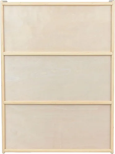 Miniatura 5 de Estantería de tres estantes para niños, 35.5 pulgadas de alto x 24 pulgadas de ancho x 11.5 pulgadas de profundidad, estantes resistentes de madera
