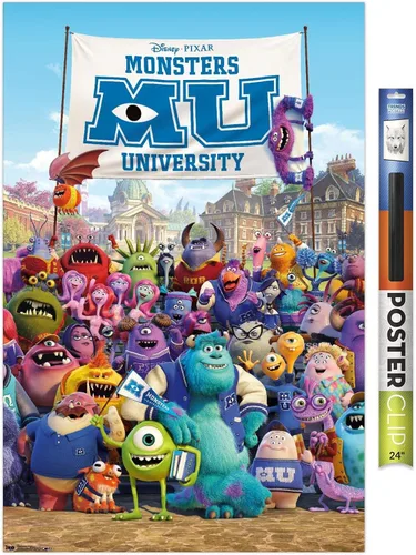 Miniatura 16 de Trends International Disney Pixar Monsters University - One Sheet Wall Poster, 14.725" x 22.375", Barnwood Framed Version