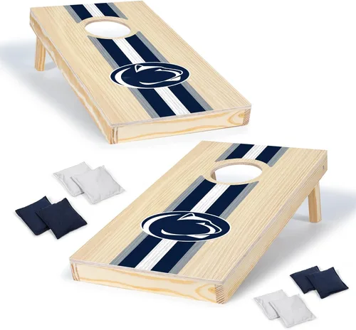 Miniatura 28 de Wild Sports College - Juego de cornhole de madera maciza de 1 x 2 pies con impresión directa HD gráficos del equipo, tamaño de viaje