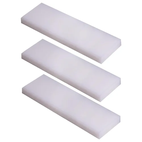 Miniatura 7 de Lámina de polietileno de alta densidad (HDPE) para industria de alta resistencia, láminas de HDPE de color para bricolaje, grosor 1/2", tamaño 3" x