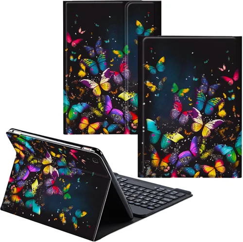 Miniatura 78 de Funda para Samsung Galaxy Tab S6 Lite 2022/2020 Teclado inalámbrico desmontable y cubierta de cuero PU Funda protectora para Samsung Galaxy Tab S6