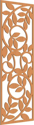 Miniatura 7 de 9 3/8"W x 24 3/8"H x 1/4"T Utica Decorativo Fretwork Madera Paneles de Pared, Abedul