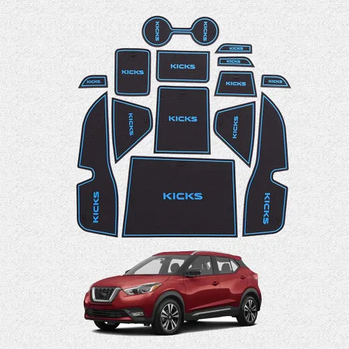 Miniatura 16 de Great-luck Accesorios para el interior del automóvil, tapete de almacenamiento para puerta, tapete para portavasos, tapete antideslizante a prueba