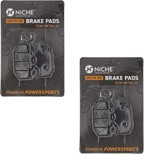 Miniatura 6 de NICHE Juego Pastillas de Freno Trasero Izquierda/Derecha para Polaris ACE Ranger 150 1912971 Semi-Metálico