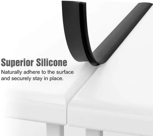 Miniatura 2 de Cubierta de silicona para huecos, 1 unidad de 21 pulgadas que sella derrames entre mostradores, electrodomésticos, secadoras, estufas, lavadoras
