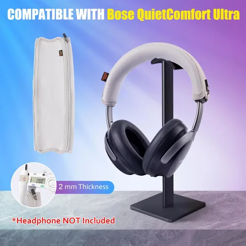 Miniatura 2 de QuietComfort Ultra - Funda para la diadema compatible con auriculares Bose QuietComfort Ultra de tela deportiva más gruesa, de repuesto, almohadilla