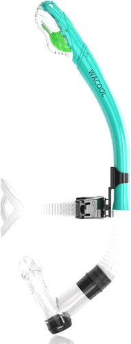 Miniatura 8 de WACOOL Training Headstrap Support Dry Top Snorkel Tube Comfortable Mouthpiece One-Way Purge Valve for Pool Open Water Scuba Lap Swimming Swimmer