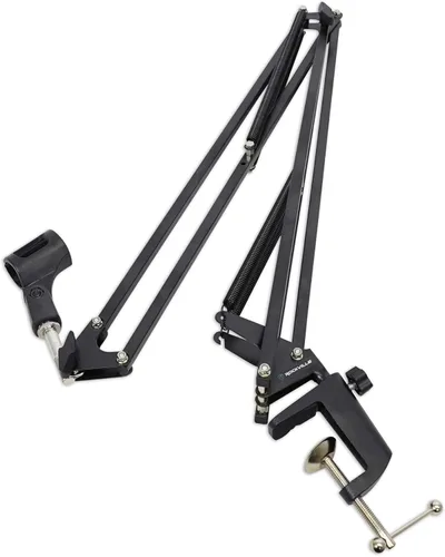 Rockville DMS40 40 "Micrófono Boom Arm Studio Podcast USB Mic Stand+Escritorio Abrazadera