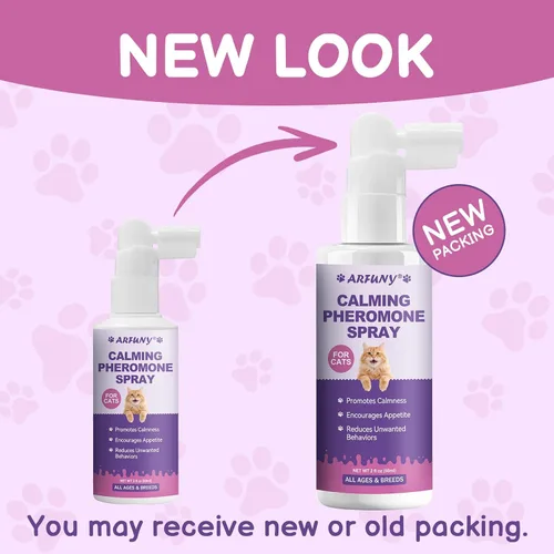 Miniatura 3 de Spray calmante de feromonas para gatos, espray calmante para gatos, reduce arañazos, peleas, orinar, marcar, aliviar la ansiedad y el estrés