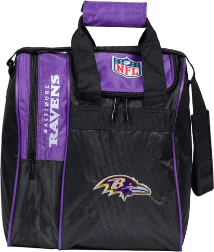 KR Strikeforce Bolsa de mano con licencia oficial de la NFL con compartimento para zapatos
