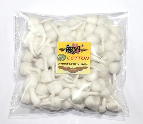 Miniatura 6 de IS4A Puja Cotton Mechas Religous Long Jyot Bati Akhand Lámpara de aceite Diya Diwali Iluminación (Largo)