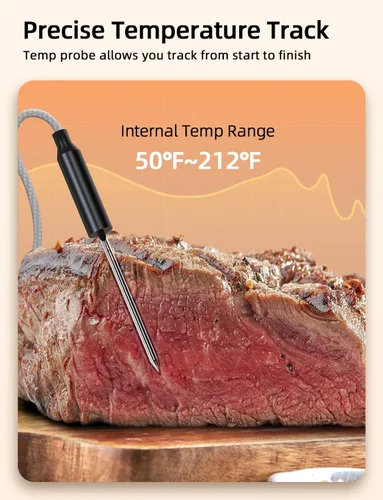 Miniatura 6 de Nuwave Duet Olla a Presión Eléctrica y Freidora de Aire Combo, 450 EN 1 Olla de Cocción Lenta y Parrilla con Sonda de Temperatura Digital Integrada