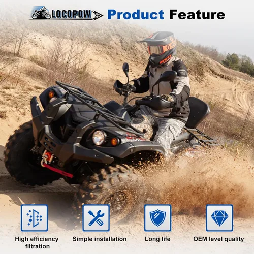 Miniatura 7 de LOCOPOW 707800371 Parte del filtro de aire para Can Am Outlander Renegade 570 450 850 650 800R 1000 1000R Max DPS XMR XT XTP STD XXC 2012 2013 2014