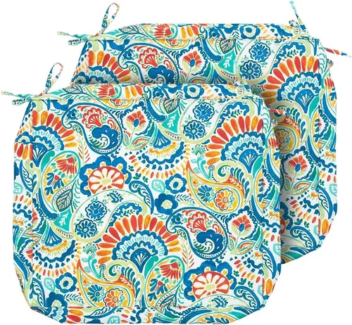 Miniatura 11 de Magpie Fabrics - Juego de 2 fundas para cojines de patio (solo funda de repuesto, sin inserto!), funda impermeable para sillas de asiento profundo