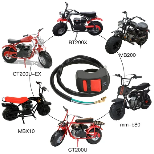 Miniatura 3 de YOXUFA Mini interruptor de apagado de bicicleta 7/8 Encendido y apagado para Predator 212cc 196cc 97cc Coleman CT100U CT200U BT200X Baja Warrior
