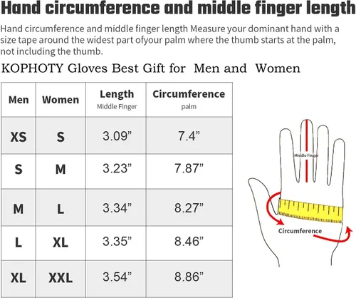 Miniatura 6 de Guantes de invierno para hombres y mujeres, con pantalla táctil, guantes cálidos, resistentes al agua, resistentes al viento, guantes térmicos
