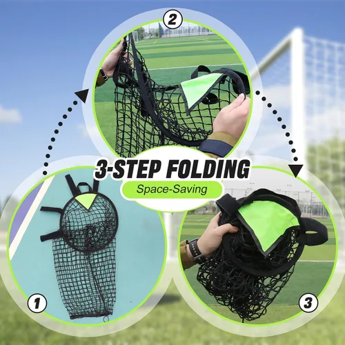 Miniatura 6 de BOHEN Juego de 2 unidades de objetivos de fútbol – Pop-up portátiles Top Bins Target – Fútbol de precisión de disparo para diversión sin fin y Verde