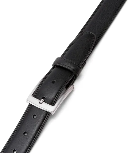 Miniatura 3 de MILORDE Cinturón de vestir de cuero genuino para hombre, hecho a mano, 100% cuero de vaca, diseños clásicos y modernos para trabajo, negocios y uso