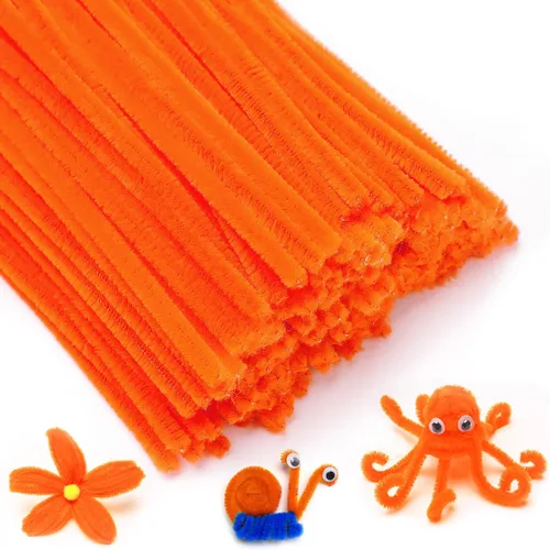 Miniatura 13 de IOOLEEM Limpiadores de tubería negros, tallos de chenilla para manualidades DIY y decoraciones de fiesta, suministros para arte y manualidades.