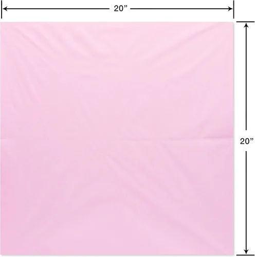 Miniatura 4 de American Greetings 125 hojas de 20 x 20 pulgadas. Papel de seda rosa claro a granel para cumpleaños, baby showers, y todas las ocasiones