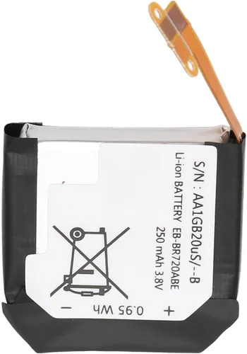 Zopsc 250mAh BR720ABE Batería, batería de repuesto para Gear SM R720, R720A, R720V, para Gear Classic SM R732, R732A, R732T