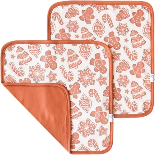 Miniatura 14 de Copper Pearl Juego de 2 mantas de seguridad para bebé, tamaño portátil para auto calmarse sobre la marcha, mantas de bebé ideales para niños