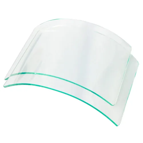 Campana con chorro de arena de repuesto para lente de vidrio 2 piezas Cristal de lente de repuesto
