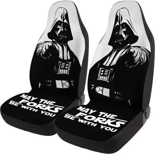 Miniatura 27 de GENANY Horror Nightmare Skellington - 2 fundas de asiento delantero para automóvil, camión, SUV, regalos de Navidad, funda de asiento de cubo