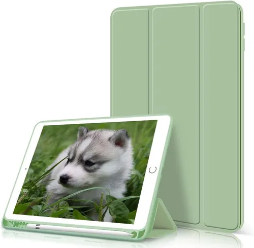 Miniatura 13 de kenke Funda para iPad de 6ª/5ª Generación (Modelo 2018/2017) de 9.7 Pulgadas con Soporte para Lápiz, Cubierta Inteligente Ligera con Soporte
