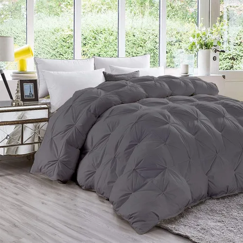 Miniatura 38 de Premium Collection - Edredón alternativo de diamante de 1600 hilos, tamaño individual XL, 68 x 92 pulgadas, 1 pieza para todas las estaciones