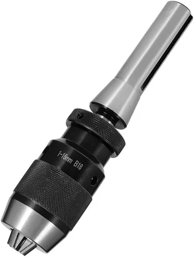 Portabrocas sin llave de 1/32"- 5/8" autoapriete con vástago R8 resistente autoapriete para taladradoras CNC o tornos husillo