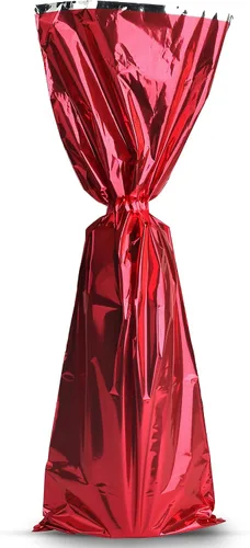 Miniatura 7 de MT Products Bolsas de regalo de vino Mylar metalizadas azules de 6.5 x 18 pulgadas, ideales para tirar de vino, paquete de 25