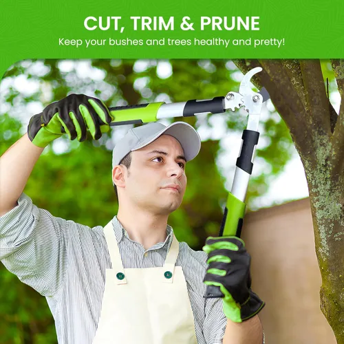 Miniatura 2 de GARDEN GURU Tijeras de Podar de Derivación Podadora Cortadora de Árboles - Poder de Corte 3X Tijeras de Jardinería para Podar - Mangos de Agarre